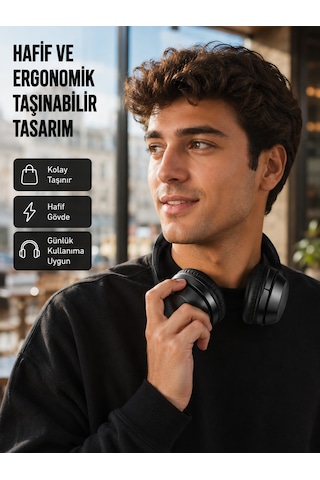 Modern Cihazlarla Uyumlu Kablolu Kulaklık Yüksek Ses Kalitesi, Gürültü Azaltıcı Mikrofon Yeni Nesil - Lisinya