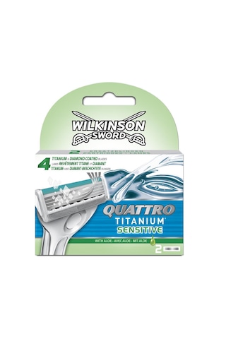Wilkinson Sword Quattro Titanium Sensitive 2 Yedek Kartuş Toptan