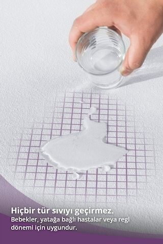 Sıvı Geçirmez Yatak Alezi Mikro 120X200Cm Dört Köşe Lastikli