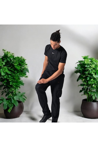 Erkek Jogger Kargo Cep Pantolon Siyah