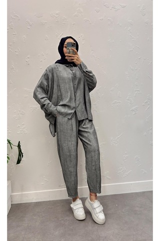 Kadın İkili Takım Gri