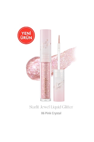 Dasique İnci Işıltılı Likit Glitter Starlit Jewel Liquid Glitter 06 Pink Crystal 06 Pink Crystal