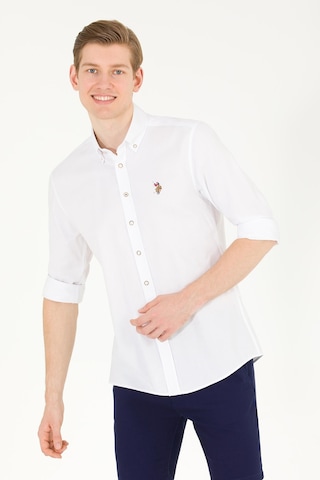 U.S. Polo Assn. U.s. Polo Assn Erkek Gömlek G081sz0042083079 Beyaz Beyaz