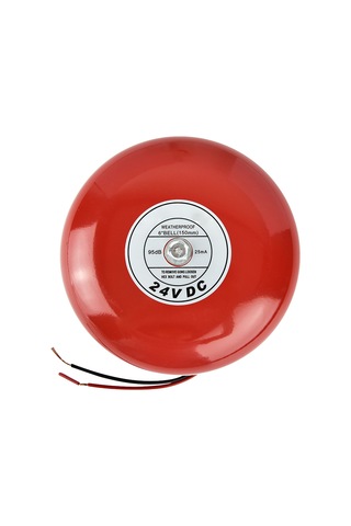 Geeroyoo 24v Aluminyum Kasa Su Geçirmez Yangın Alarm Zili, 90db Yüksek Sesli Uyarı Fonksiyonu