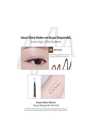 Clio Sharp So Simple Waterproof Pencil Liner 02 Brown