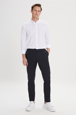 Ac&Co / Altınyıldız Classics Slim Fit Dar Kesim Pamuklu Esnek Chino Erkek Pantolon - Siyah