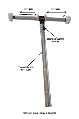 Manyetik Süpürge-metal Toplayıcı 40cm Boy Tel,çivi.vida.... 40 CM