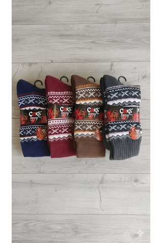 Yün Çorap 4'lü Paket Asorti Set3