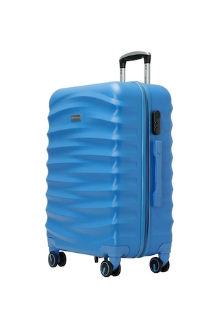 Lumberjack Newyork -b Abs 5fx Açık Mavi Unisex Büyük Boy Valiz Mavi