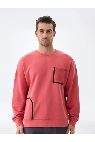 Isaora Performance Cotton Sweat Erkek Powder Red Sweat Isr8113 Kırmızı