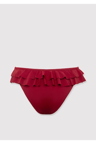 Mavi - Fırfırlı Kırmızı Bikini Altı 1914055-70456