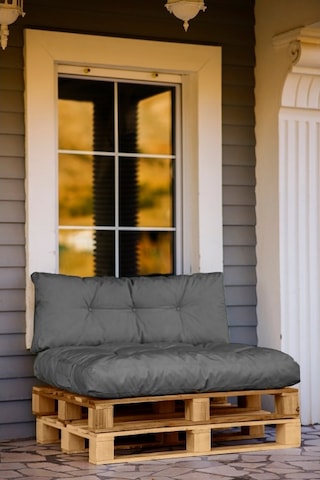 Dekosoy Dış Ve Iç Mekan Palet Minderi Takımı - Antrasit Gri