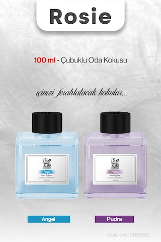 Angel Ve Pudra Rosıe Çubuklu Oda Kokusu 100 Ml Fresh