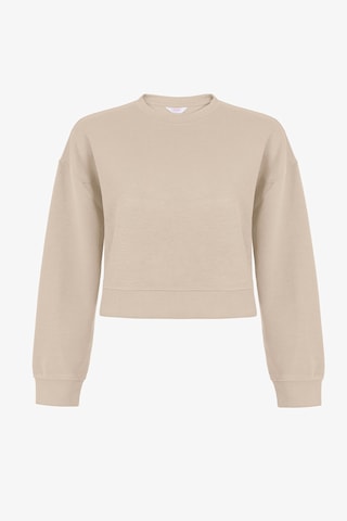 Penti Bej Silky Feel Contrast Sweatshirt