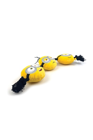 Happy Pet Minions 3-head Rope Tug Lisanslı İpli Köpek Oyuncağı