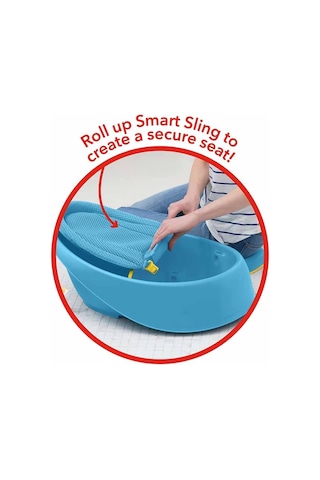 Skip Hop Moby 3'Ü 1 Arada Akıllı Küvet Mavi