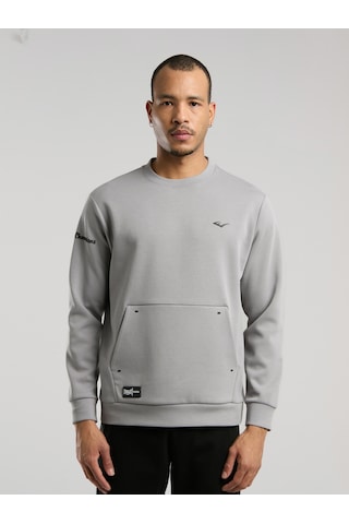 Everlast Champions Collection Gri Erkek Sweatshirt Gri