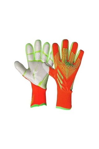 Artfulabode Profesyonel Kaleci Eldivenleri - Yetişkin Ve Çocuk İçin Turuncu Futbol Eldivenleri Cs Beyaz - Turuncu