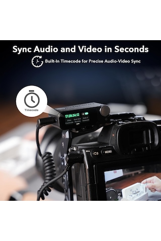 Saramonic Ultra Kablosuz Yaka Mikrofonu, 32-bit Kayan Kayıt, Zaman Kodu Senkronizasyonu, Ipx5 Su Geçirmez, 300m, 130db Spl, Apple Uyumlu iPhone Android Kameralar İçin Kablosuz Mikrofon Cep Telefonu, Akıllı Telefon