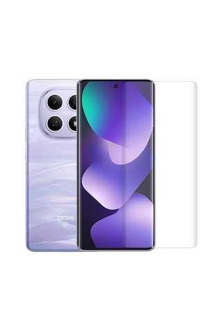 Microcase Redmi Note 15 5g Curved Tam Kaplayan Kavisli Tempered Cam Ekran Koruyucu - Al3282
