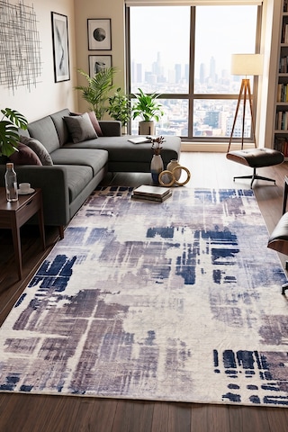 Nappe Makinede Yıkanabilir Kaymaz Taban Leke Tutmaz Dijital Salon Halısı Mutfak Halısı Ve Yolluk Çok Renkli
