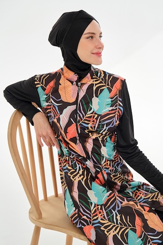 Tam Kapalı Tesettür Mayo 3302 Siyah Siyah