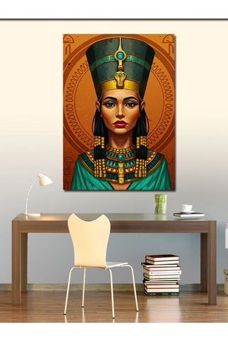 Kanvas Tablo Kraliçe Nefertiti Portresi 70cmx100cm