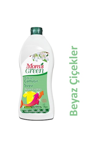 Mom's Green Bitkisel Çamaşır Suyu Beyaz Çiçekler 750 ML