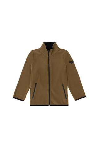 U.S. Polo Assn. Erkek Çocuk Fermuarlı Haki Polar Sweatshirt 50298067-VR027