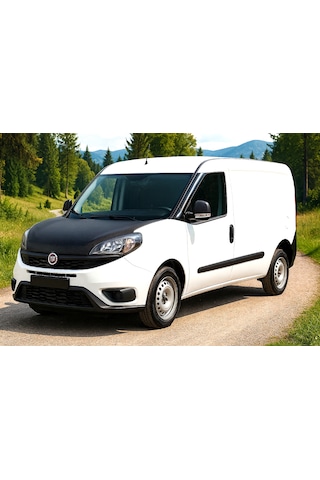 Fiat Doblo 2015 2021 Tam Kaput Maskesi Suni Deri, Araca Özel Uyum, Taş Ve Çizik Koruma 1 Adet