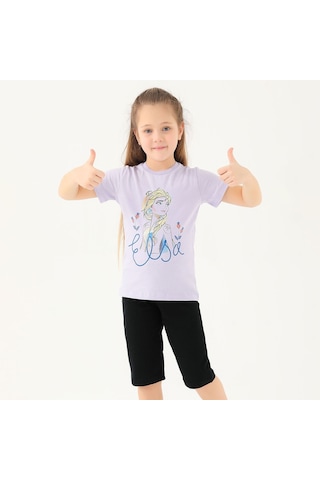 Frozen D4803-2 Çocuk  Lila Pijama