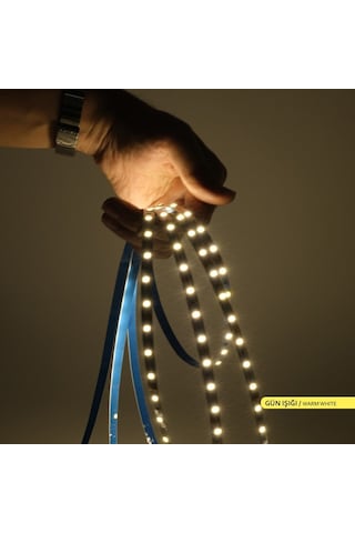 ACK Şerit LED 60 Led'li 3000K Günışığı 7W 5 Metre AS01-00800