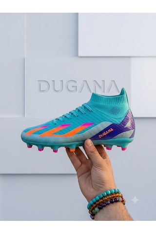 Mugesporgiyim Dugana 34 Erkek Futbol Halı Saha Kramponu Mavi