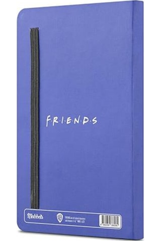 Mabbels Friends Sert Kapak Lastikli Mini Not Defteri Pizza Mor 80 Yaprak Çizgisiz 9x14cm Dft-388289