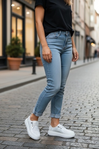 Dosa Shoes Kadın Ortapedik Deri Ayakkabı-beyaz Beyaz