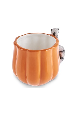 Karaca Cozy Bal Kabağı Rakun Kupa 320 Ml Çok Renkli