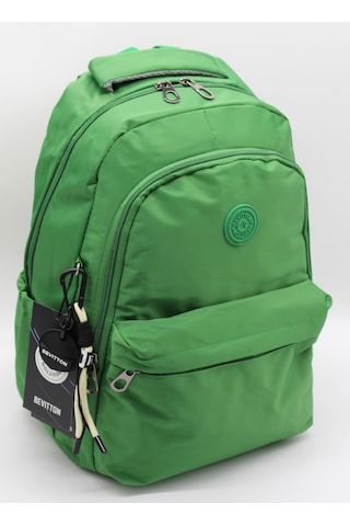 Yeşil Unisex Okul Çantası Su Geçirmez Kumaş Unisex Okul Sırt Çantası 2200 Mint Yeşili