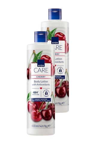 Avon Care Kiraz Kokulu Vücut Losyonu 400 Ml. İkili Paket