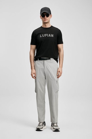 Lufian Oscar Modern Grafik Siyah Erkek T-shirt 111020280