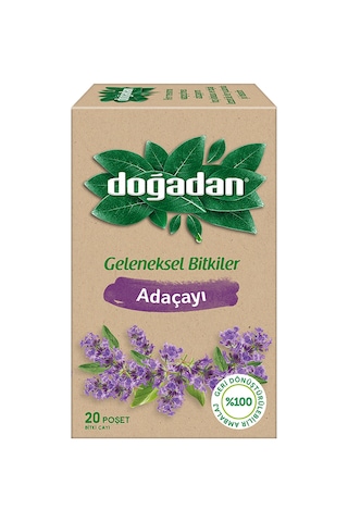 Doğadan Ada Çayı Bitki Poşet Çay 20'li 50 G