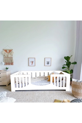 Markaawm Datça Montessori Yatak Çocuk Yatak Bebek Karyolası Beyaz