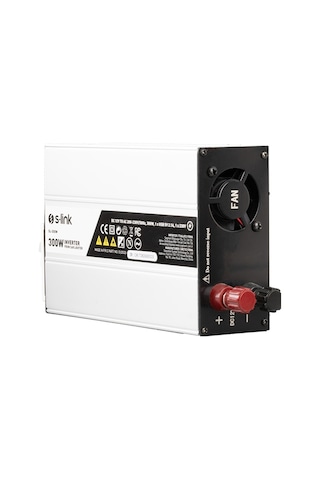 S-link Sl-300w 300 Watt Dc 12 Volt Ac 230 Volt İnverter
