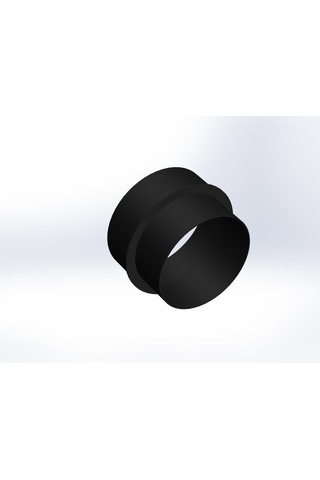 Baca Redüksiyon / Boy: 10.5 Cm, Çap: 13 15 Cm / Mat Siyah Boyalı / Baba's Stove