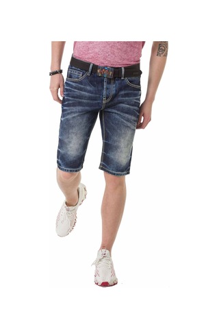 Ck251 Mavi Kot Şort Mavi