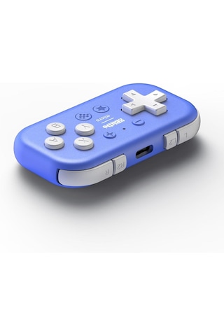 8bitdo Micro Bluetooth Oyun Kolu Nintendo Switch, Pc, Mac Os, Android Mavi