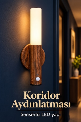 Shnstore Gün Işığı Aydınlatmalı Şarjlı Led Gece Lambası Shntknd0720