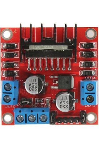 Komponentci L298N Motor Sürücü 2 Kanallı Arduino Raspberry