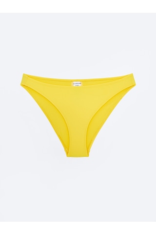 Lcw Dream Sarı Düz Raşel Kumaş Kadın Bikini Alt