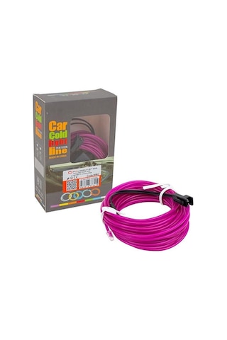 Powermaster 5 Metre 5 Volt Usb Adaptörlü Neon Mor İp Aydınlatma Pm-6082 Diğer