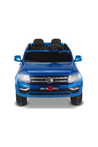 4x4 Quattro Metalik Uzaktan Kumandalı 12v Akülü Araba 18ah Akülü Çocuk Araçları 441a Mavi